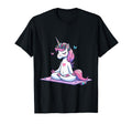 Meditation Unicorn Yoga Pose Relaxing T-Shirt - Trendy Graphic for Adults - T-Shirt, Sweatshirt, Hoodie