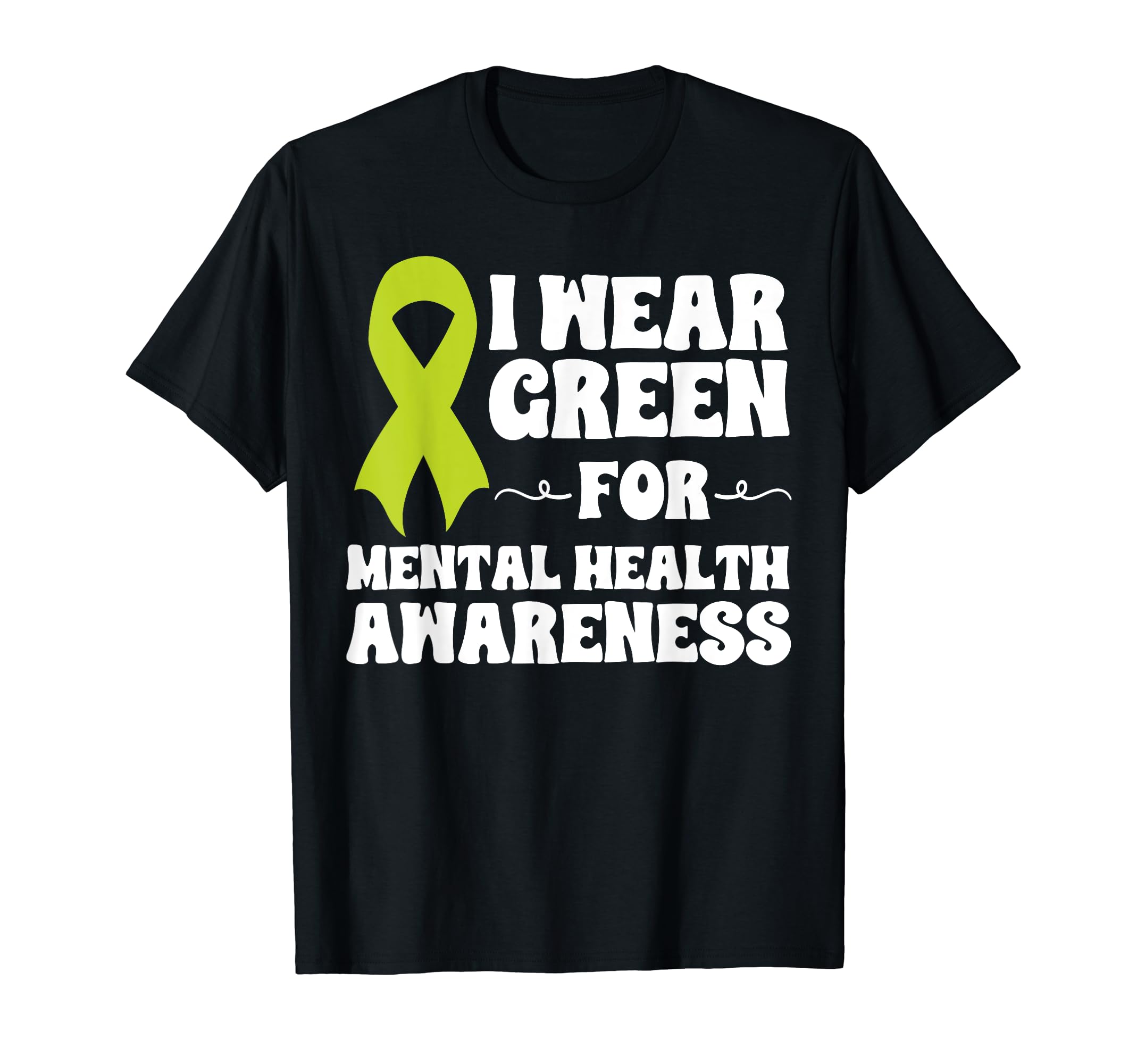 Rainbow May I Wear Green Mental Health T-Shirt - Trendy Graphic for Adults - T-Shirt, Sweatshirt, Hoodie