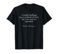 William Shakespeare Literature T-Shirt - Graphic Print for Adults - T-Shirt, Sweatshirt, Hoodie