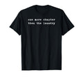 One More Chapter Then Laundry Funny T-Shirt - Aesthetic Graphic Unisex - T-Shirt, Sweatshirt, Hoodie