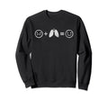 Breathwork Sad Face Breathing Happy Sweatshirt - Unique Graphic for Adults - T-Shirt, Sweatshirt, Hoodie