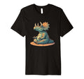 Meditation Triceratops Yoga Pose T-Shirt - Streetwear Style Unisex - T-Shirt, Sweatshirt, Hoodie