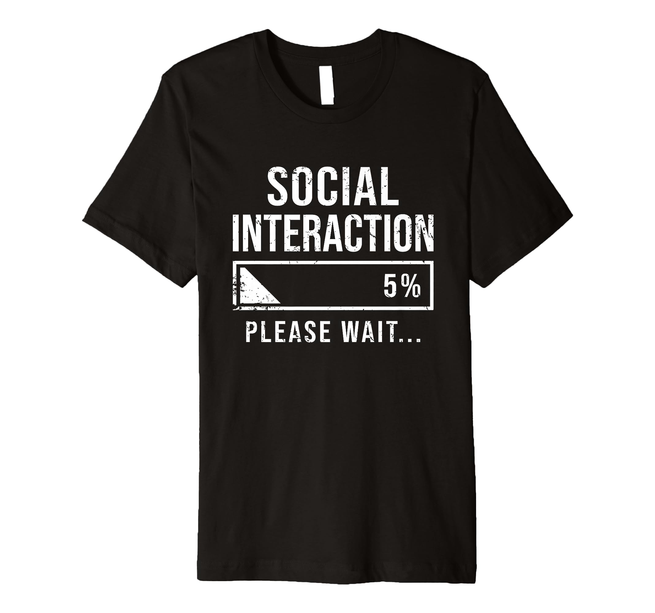 Social Battery Low Funny Introvert T-Shirt - Fun Novelty Design for Adults - T-Shirt, Sweatshirt, Hoodie