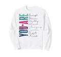 You Are Enough Sweatshirt - Aesthetic Graphic Unisex - T-Shirt, Sweatshirt, Hoodie