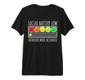 Social Battery Low Introvert Mode T-Shirt - Minimalist Print for Adults - T-Shirt, Sweatshirt, Hoodie