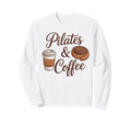 Pilates And Coffee Cinnamon Bun Sweatshirt - Unique Graphic Men Women - T-Shirt, Sweatshirt, Hoodie