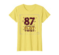 87 And Living Plot Twist Birthday T-Shirt - Minimalist Print Men Women - T-Shirt, Sweatshirt, Hoodie