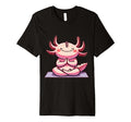 Meditation Axolotl Yoga Pose Relaxing T-Shirt - Graphic Print Men Women - T-Shirt, Sweatshirt, Hoodie