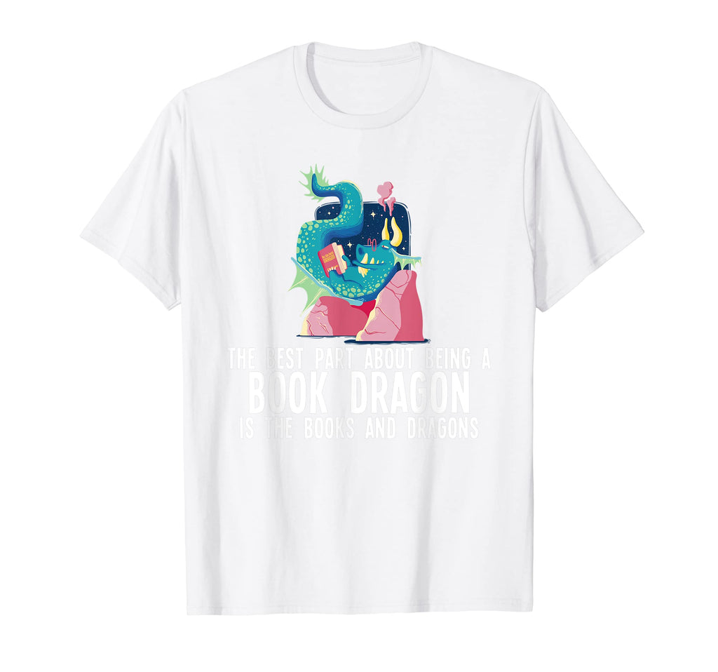 Best Part Book Dragon Book Dragon T-Shirt - Casual Everyday Wear Men Women - T-Shirt, Sweatshirt, Hoodie