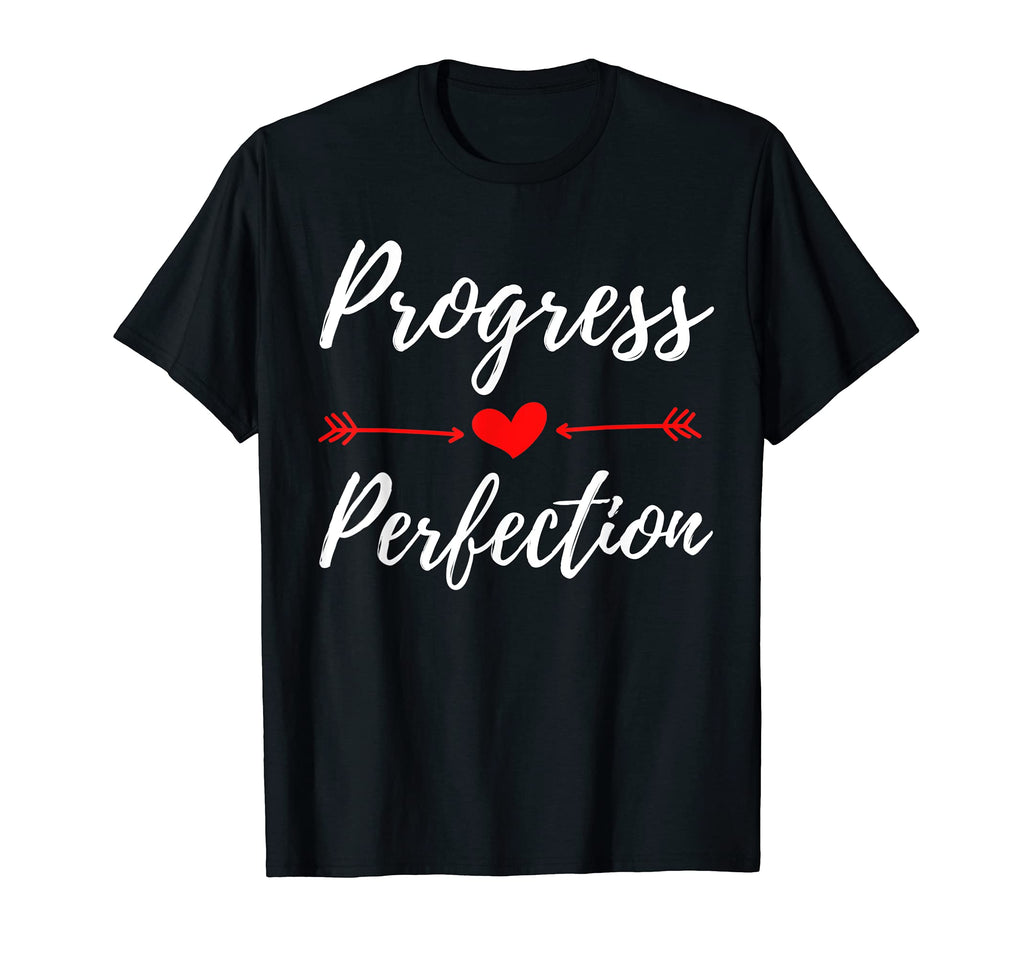 Motivational Progress Over Perfection Back T-Shirt - Unique Graphic Unisex - T-Shirt, Sweatshirt, Hoodie