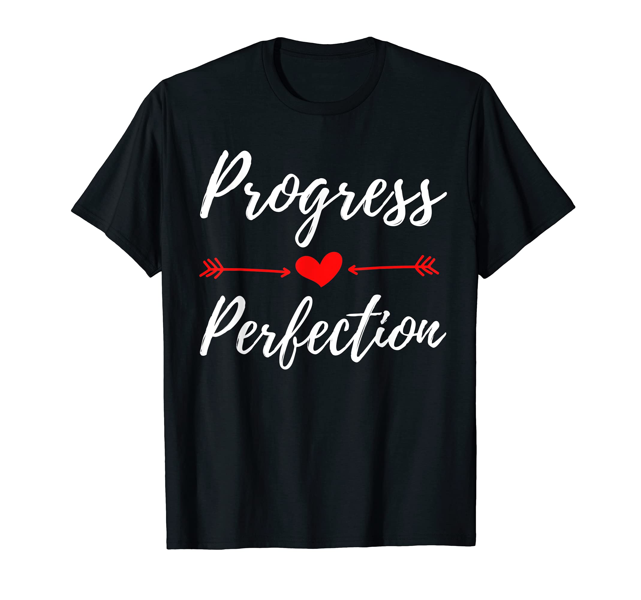 Motivational Progress Over Perfection Back T-Shirt - Unique Graphic Unisex - T-Shirt, Sweatshirt, Hoodie