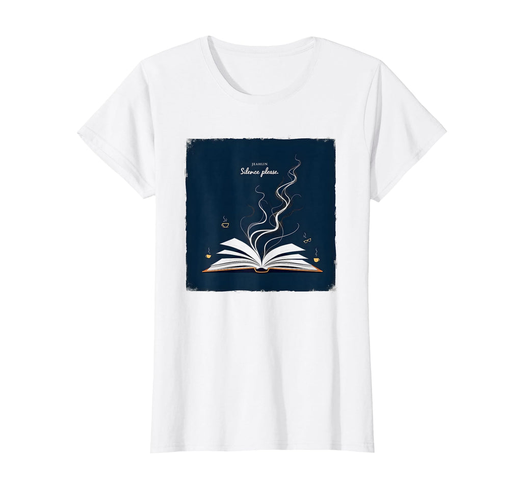 Bookish Silence Please Sweatshirt - Fun Novelty Design for Adults - T-Shirt, Sweatshirt, Hoodie