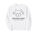 Serotonin Source Molecule Cat Ears Sweatshirt - Streetwear Style Men Women - T-Shirt, Sweatshirt, Hoodie