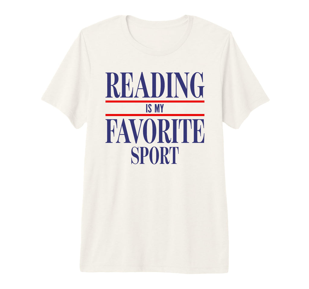 Reading Is My Favorite Sport Funny T-Shirt - Graphic Print for Adults - T-Shirt, Sweatshirt, Hoodie