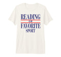 Reading Is My Favorite Sport Funny T-Shirt - Graphic Print for Adults - T-Shirt, Sweatshirt, Hoodie