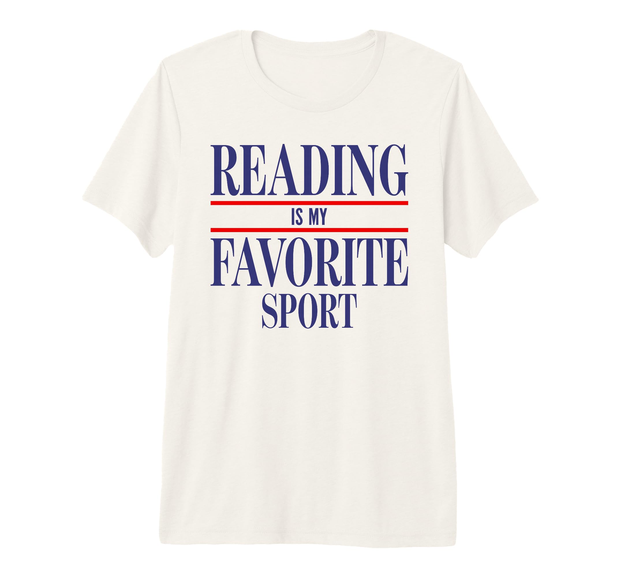 Reading Is My Favorite Sport Funny T-Shirt - Graphic Print for Adults - T-Shirt, Sweatshirt, Hoodie