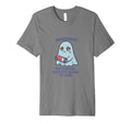 My Social Battery Is Low Funny Ghost T-Shirt - Custom Art Print Unisex - T-Shirt, Sweatshirt, Hoodie