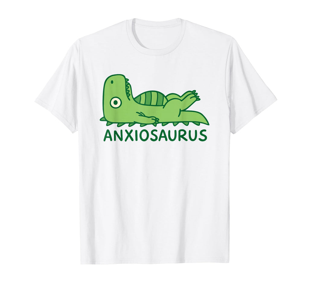 Anxiousaurus Dinosaur Anxiety T-Shirt - Aesthetic Graphic for Adults - T-Shirt, Sweatshirt, Hoodie