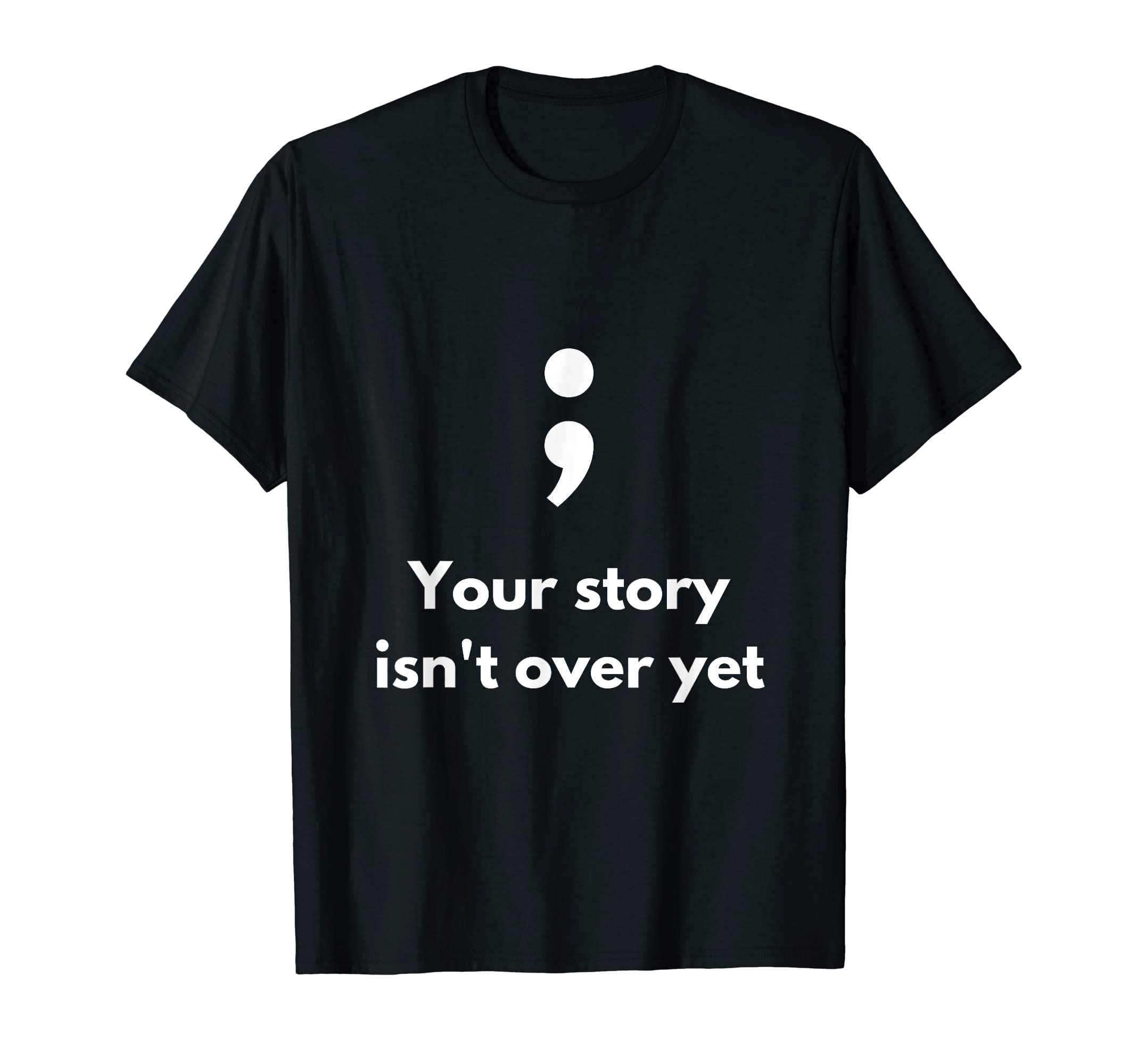 Its Okay Not To Be Okay Semicolon T-Shirt - Streetwear Style Men Women - T-Shirt, Sweatshirt, Hoodie