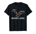 Easily Distracted Dragons And Books T-Shirt - Trendy Graphic Men Women - T-Shirt, Sweatshirt, Hoodie