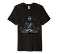 Meditation Ninja Yoga Pose Relaxing T-Shirt - Novelty Apparel for Adults - T-Shirt, Sweatshirt, Hoodie