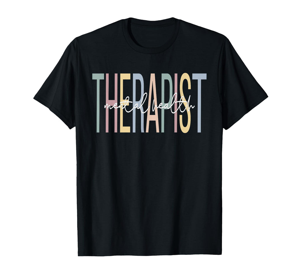 Mental Health Therapist Boho Mental Health T-Shirt - Unique Graphic Unisex - T-Shirt, Sweatshirt, Hoodie