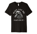 Funny Overthinker Sloth Wait Let Me T-Shirt - Minimalist Print Men Women - T-Shirt, Sweatshirt, Hoodie