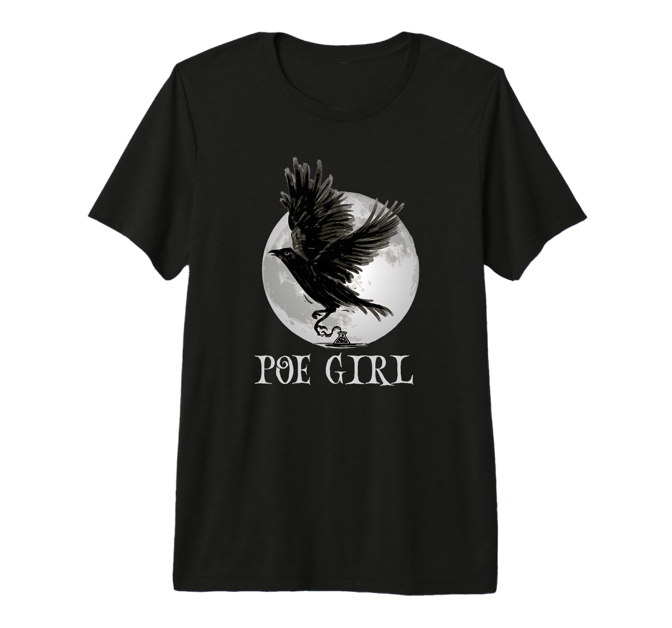 Edgar Allan Poe Raven Gothic T-Shirt - Fun Novelty Design Men Women - T-Shirt, Sweatshirt, Hoodie