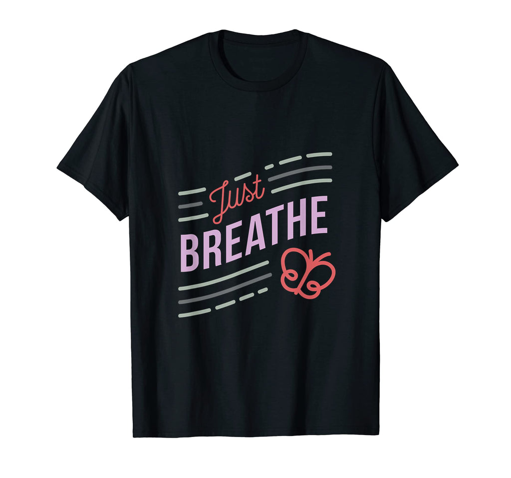 Just Breathe Cystic Fibrosis Awareness T-Shirt - Minimalist Print Unisex - T-Shirt, Sweatshirt, Hoodie