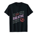 Just Breathe Cystic Fibrosis Awareness T-Shirt - Minimalist Print Unisex - T-Shirt, Sweatshirt, Hoodie