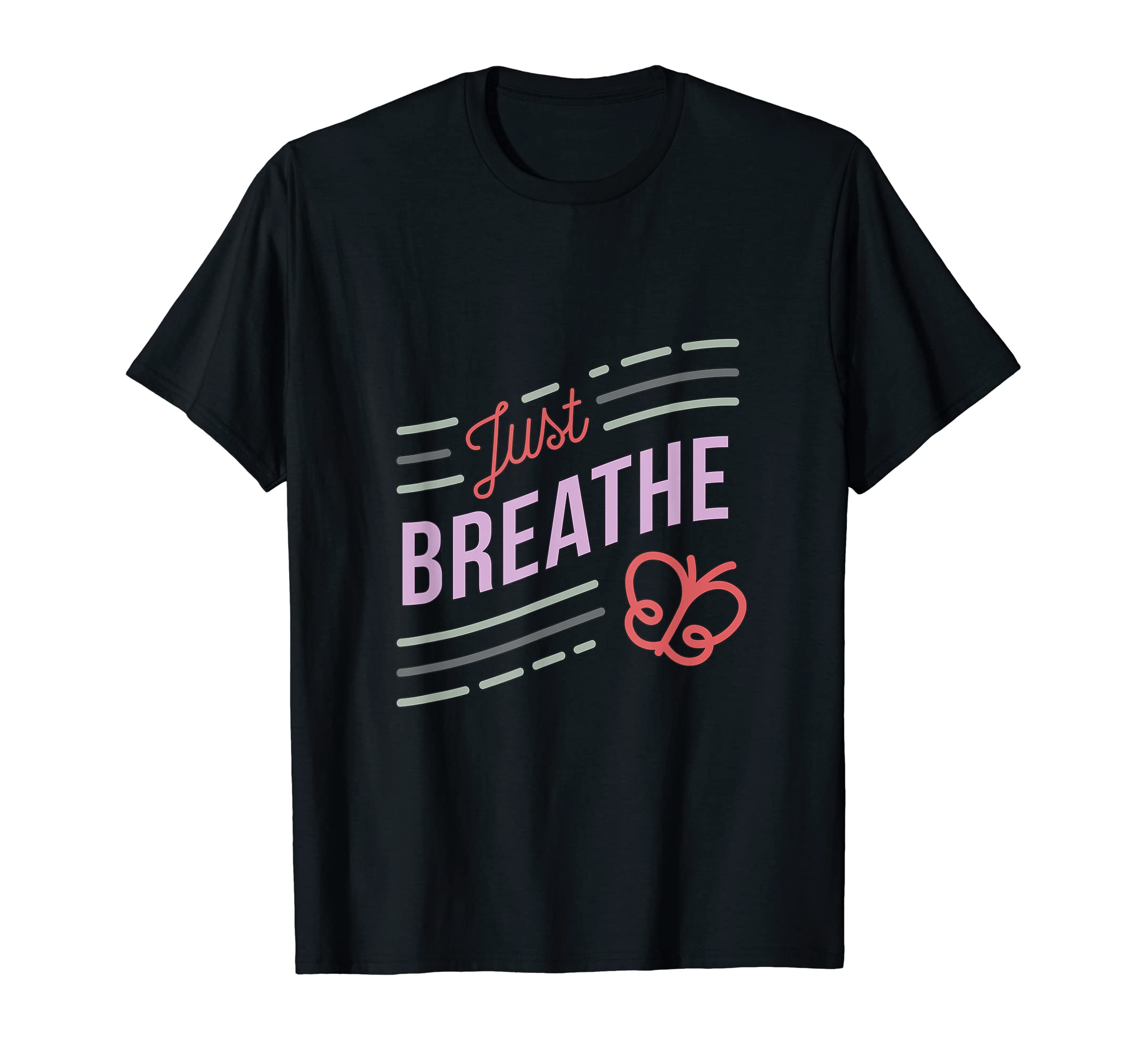 Just Breathe Cystic Fibrosis Awareness T-Shirt - Minimalist Print Unisex - T-Shirt, Sweatshirt, Hoodie