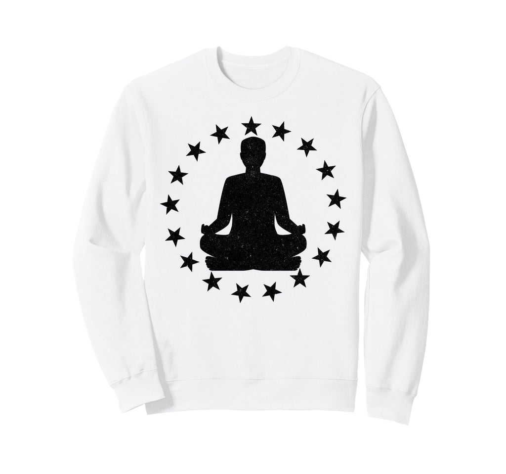 Yoga Pose Stars Yogi Spiritual Sweatshirt - Casual Everyday Wear Unisex - T-Shirt, Sweatshirt, Hoodie