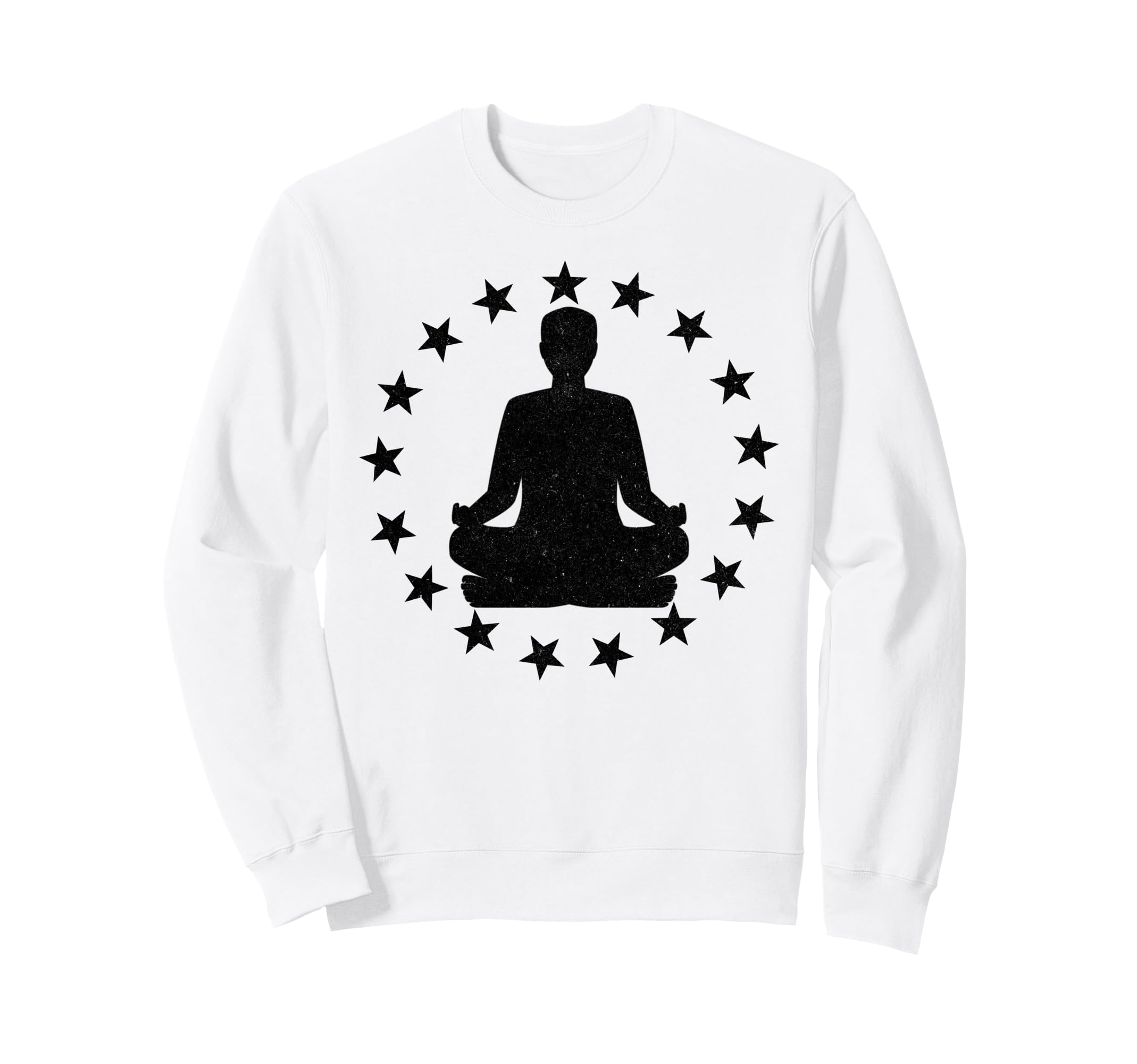 Yoga Pose Stars Yogi Spiritual Sweatshirt - Casual Everyday Wear Unisex - T-Shirt, Sweatshirt, Hoodie