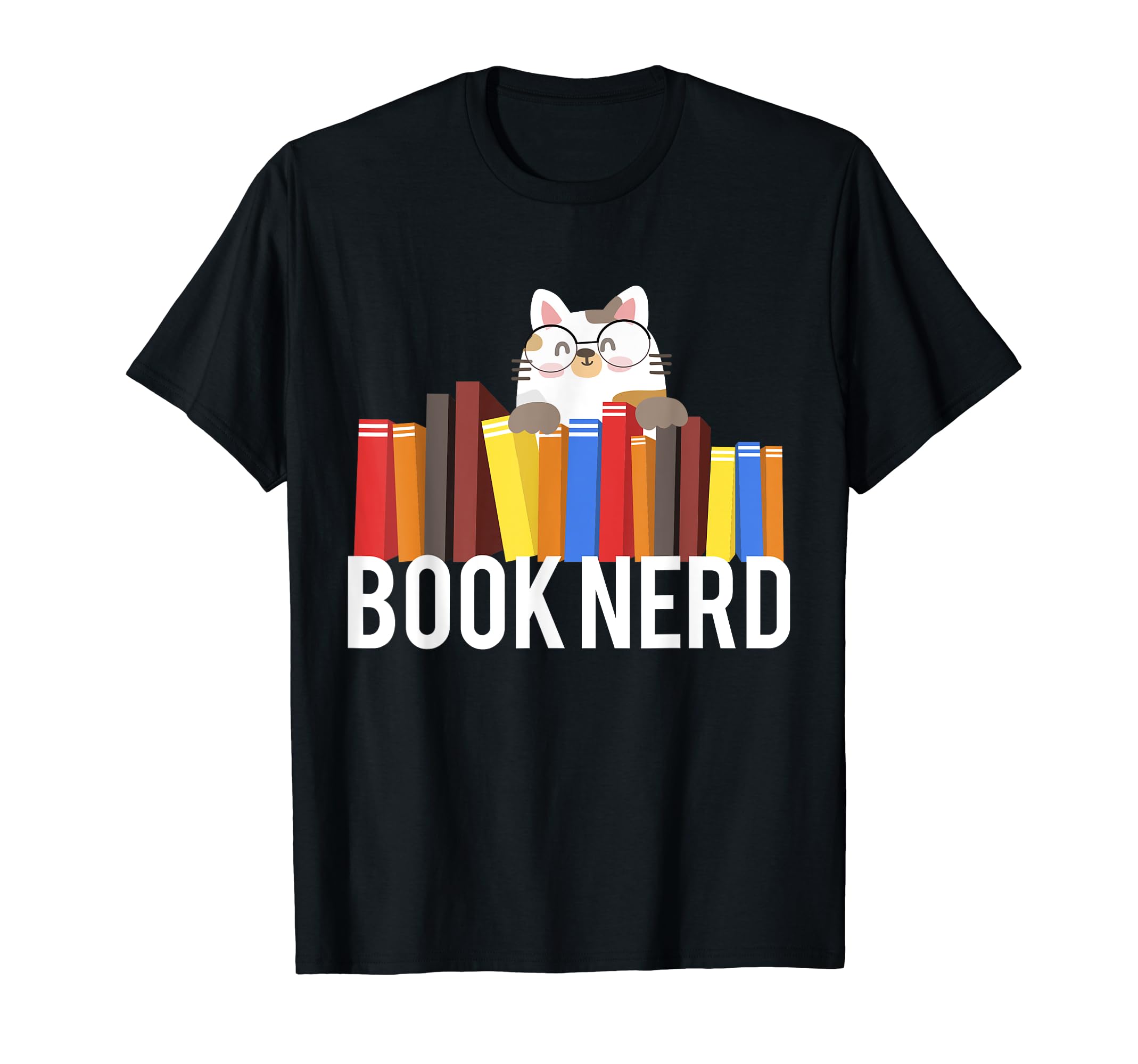 Book Nerd Cat Lovers And Funny Reading T-Shirt - Trendy Graphic Men Women - T-Shirt, Sweatshirt, Hoodie