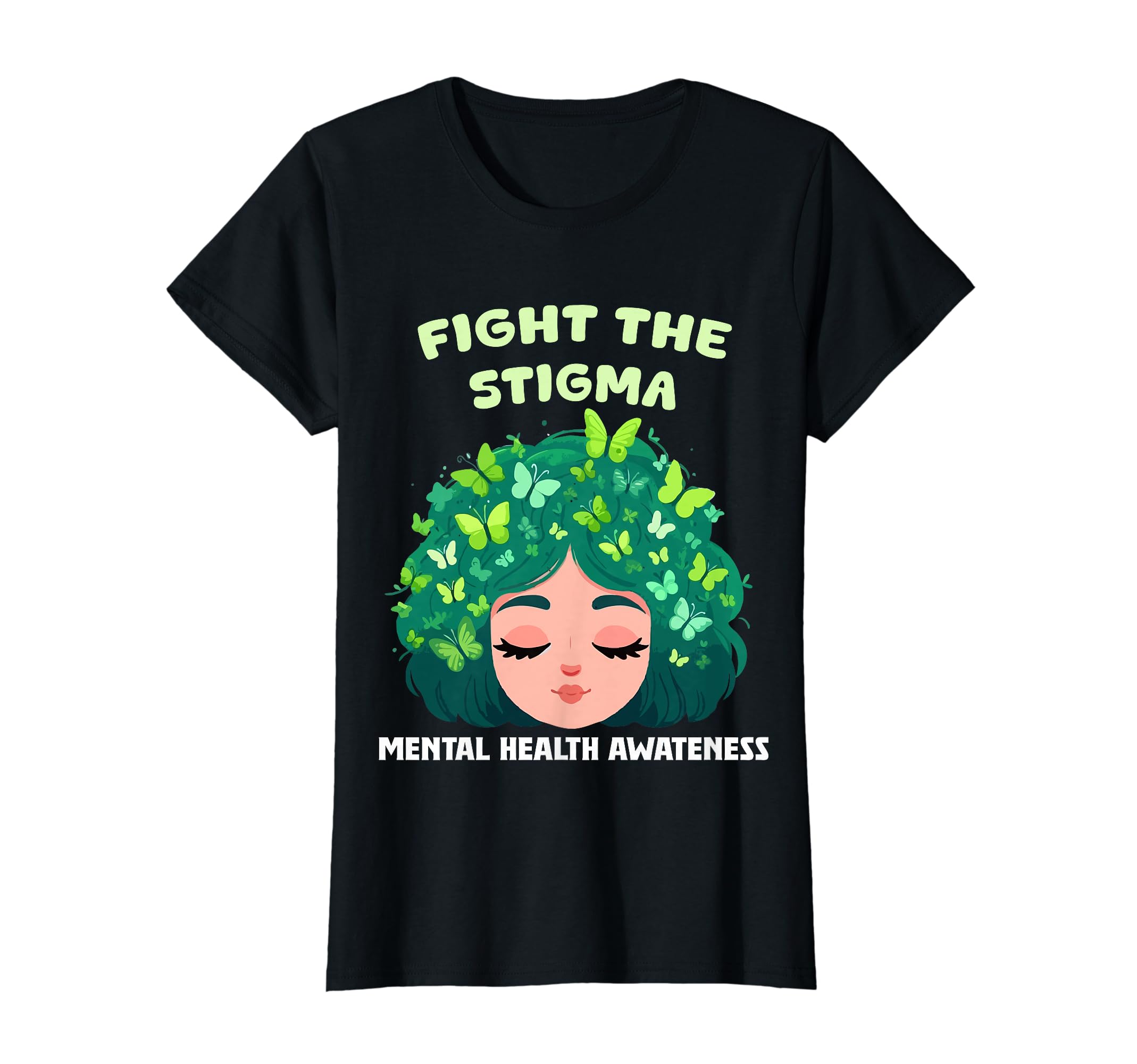 Mental Health Awareness Fight T-Shirt - Casual Everyday Wear for Adults - T-Shirt, Sweatshirt, Hoodie