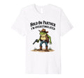 Hold Partner Im Overstimulated Cowboy Frog T-Shirt - Trendy Graphic Unisex - T-Shirt, Sweatshirt, Hoodie