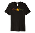 Meditation Heartbeat Zen Harmony T-Shirt - Graphic Print Unisex - T-Shirt, Sweatshirt, Hoodie