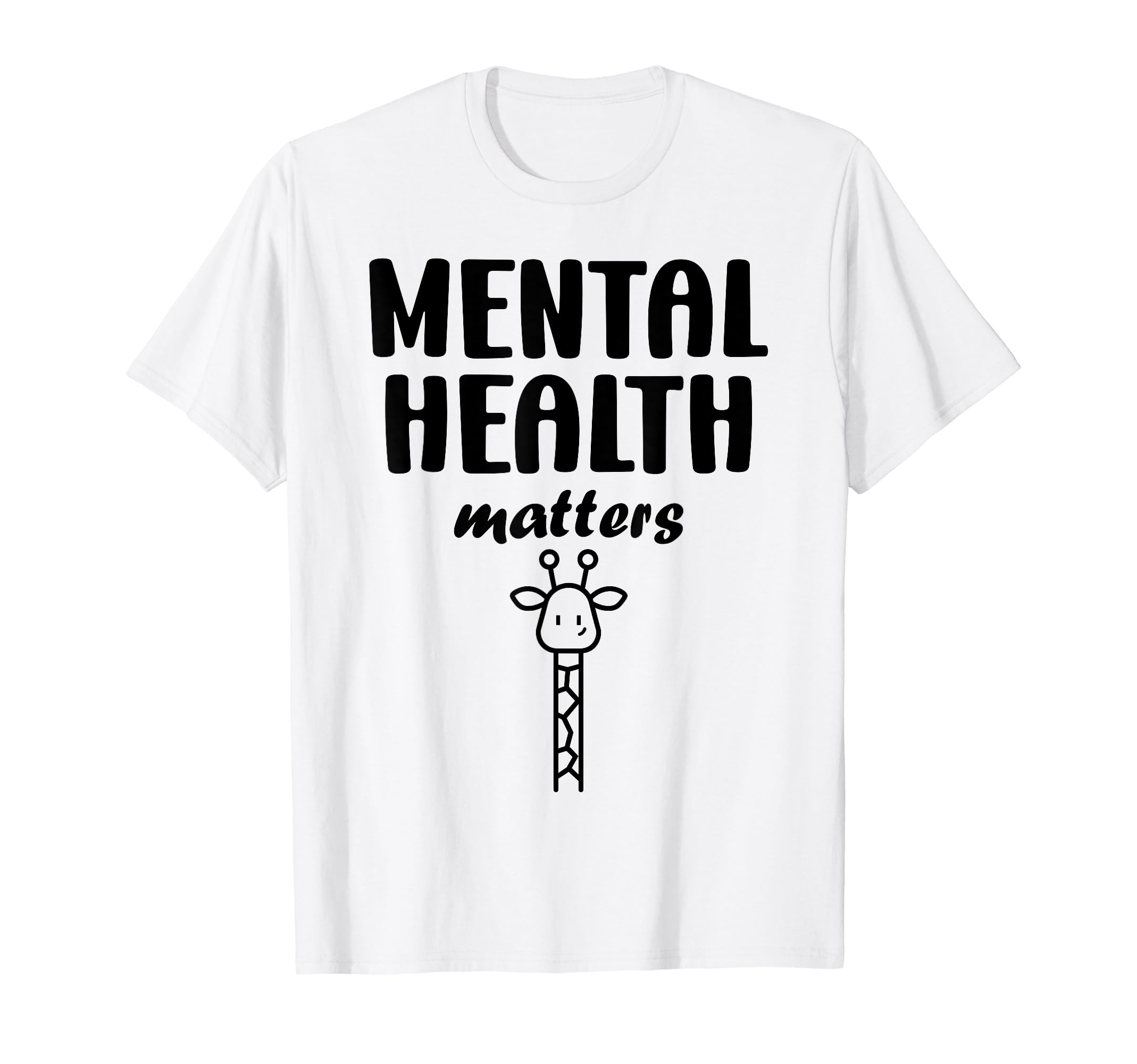 Animal Brain Illness Girafe Mental T-Shirt - Graphic Print for Adults - T-Shirt, Sweatshirt, Hoodie