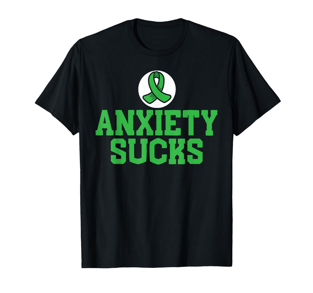 Anxiety Sucks Mental Health Awareness T-Shirt - Graphic Print Men Women - T-Shirt, Sweatshirt, Hoodie