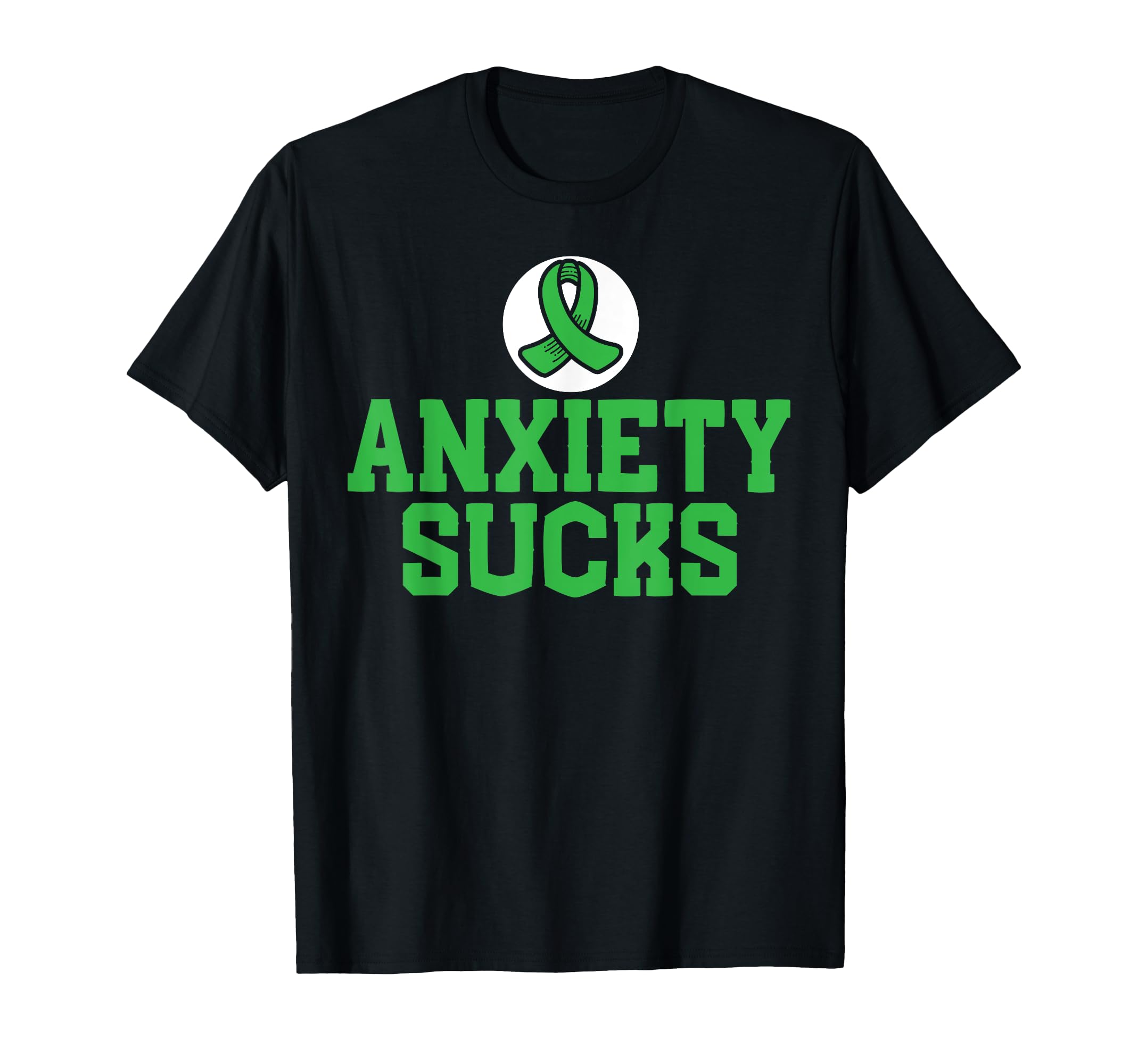 Anxiety Sucks Mental Health Awareness T-Shirt - Graphic Print Men Women - T-Shirt, Sweatshirt, Hoodie
