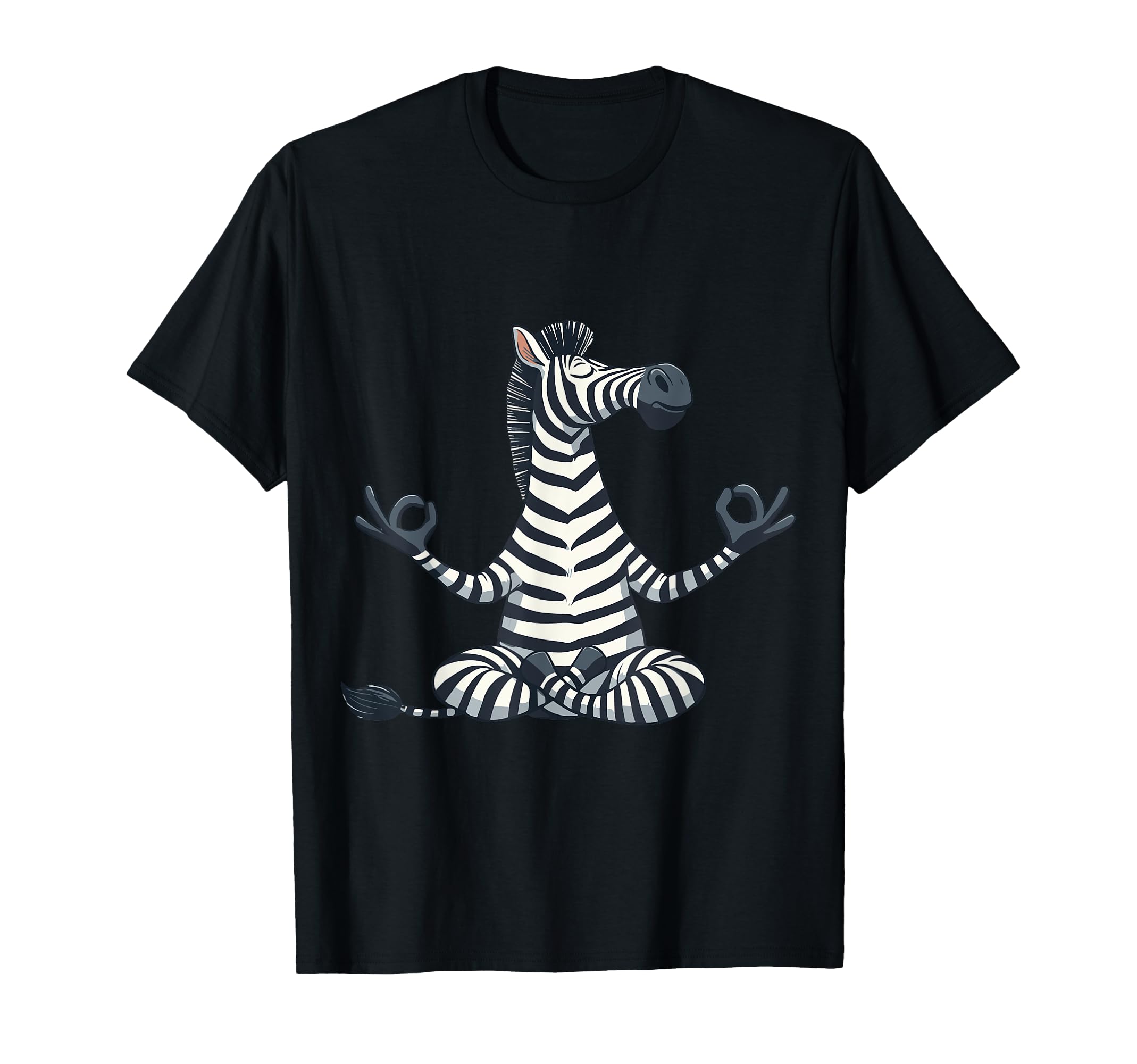 Meditation Zebra Yoga Pose Relaxing T-Shirt - Streetwear Style Men Women - T-Shirt, Sweatshirt, Hoodie