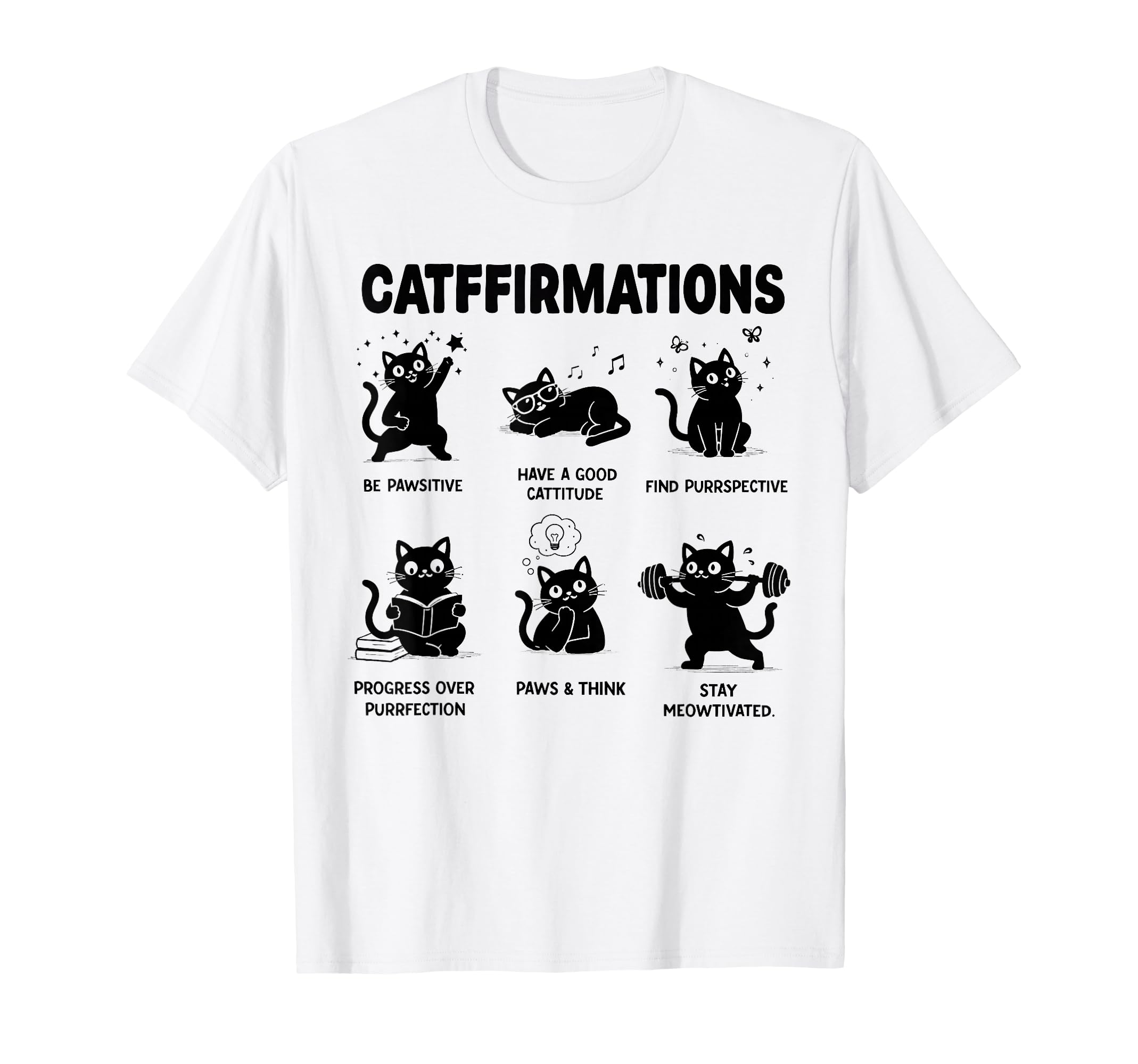 Mental Health Overthinking Anxiety Cat Meme T-Shirt - Graphic Print Unisex - T-Shirt, Sweatshirt, Hoodie