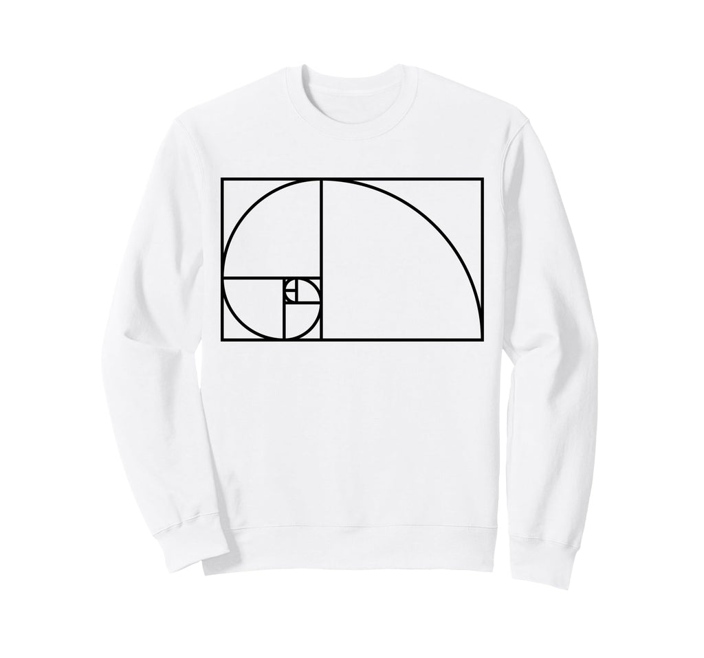Fibonacci Sequence Golden Ratio Numbers Sweatshirt - Unique Graphic Unisex - T-Shirt, Sweatshirt, Hoodie