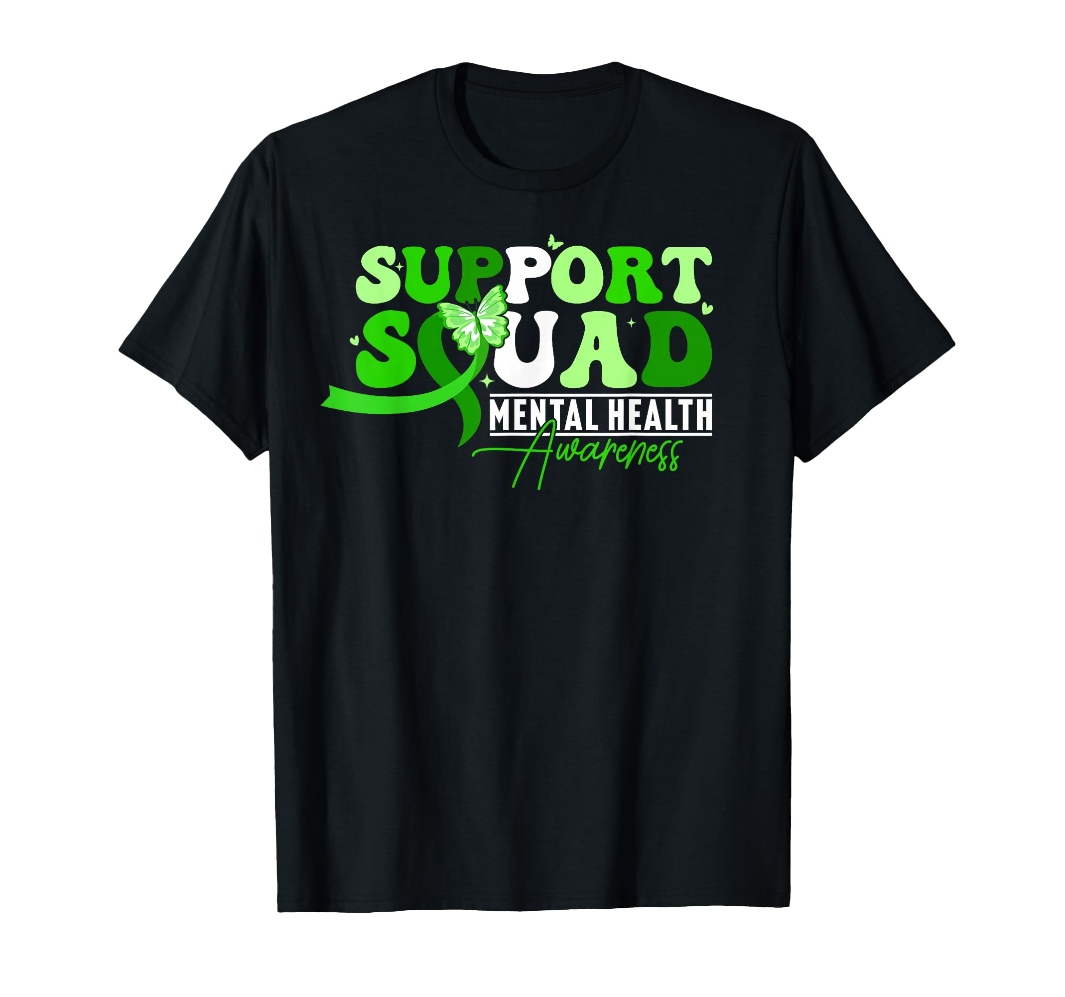 Support Squad Mental Health Awareness T-Shirt - Minimalist Print Unisex - T-Shirt, Sweatshirt, Hoodie