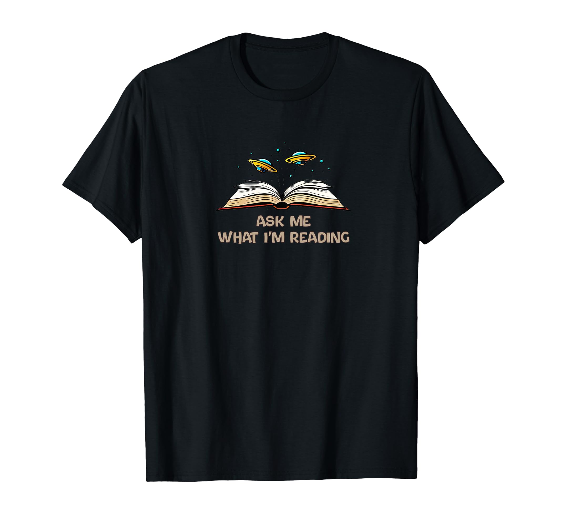 Ask Me What Im Reading Book Worm T-Shirt - Custom Art Print Unisex - T-Shirt, Sweatshirt, Hoodie