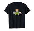 Puppy Reading Books Hobby Literature T-Shirt - Unique Graphic for Adults - T-Shirt, Sweatshirt, Hoodie