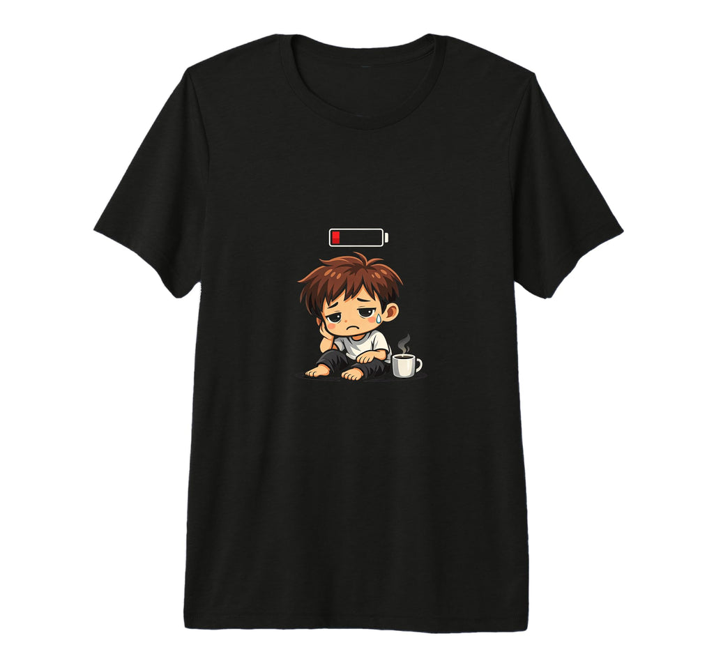 Low Social Battery Funny Introvert Coffe T-Shirt - Trendy Graphic Unisex - T-Shirt, Sweatshirt, Hoodie