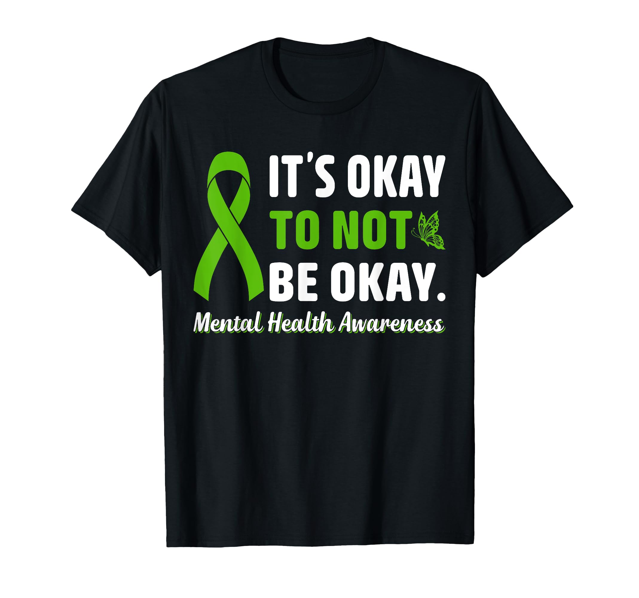 Its Okay To Not Be Okay Mental Health T-Shirt - Minimalist Print Men Women - T-Shirt, Sweatshirt, Hoodie