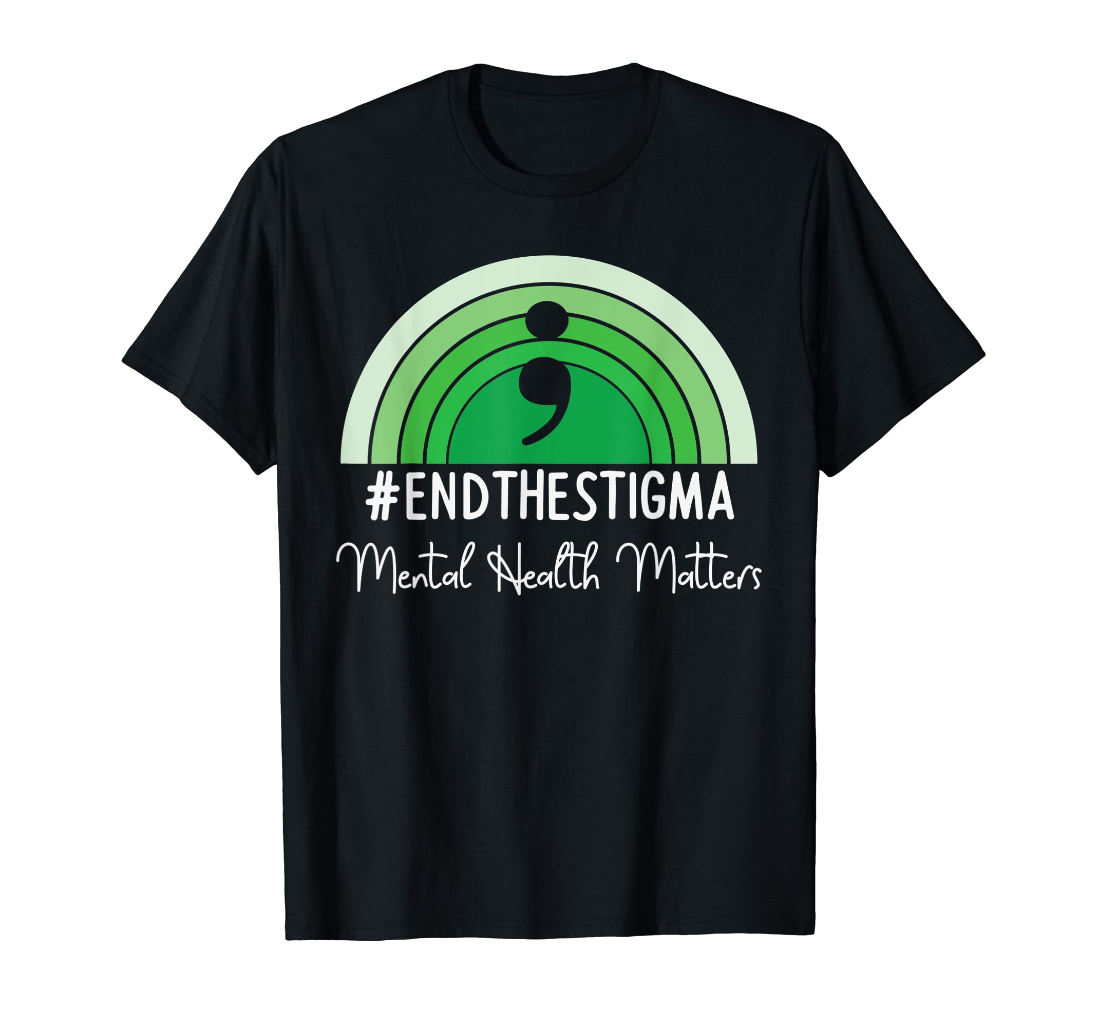 End Stigma Mental Health Awareness T-Shirt - Custom Art Print for Adults - T-Shirt, Sweatshirt, Hoodie