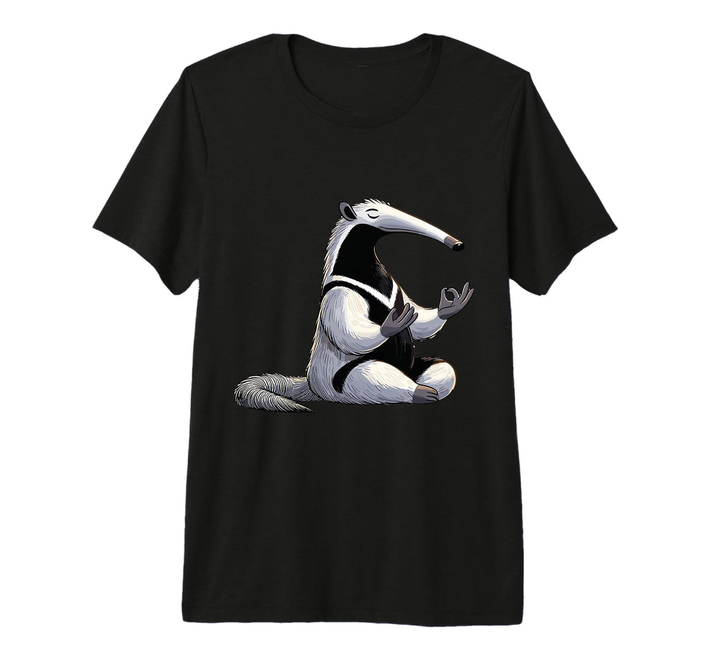 Meditation Anteater Yoga Pose T-Shirt - Custom Art Print for Adults - T-Shirt, Sweatshirt, Hoodie